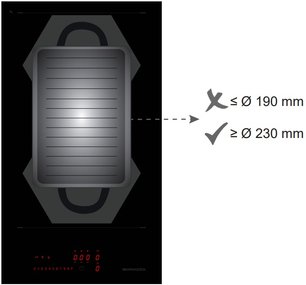 Индукционная варочная панель Баразза 1PIDC30N фото 3 в Новосибирске Индукционная варочная панель Barazza 1PIDC30N фото 3 в Новосибирске