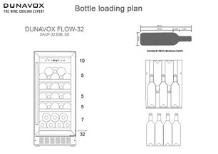 Встраиваемый винный шкаф Dunavox DAUF-32.83C фото в Новосибирске