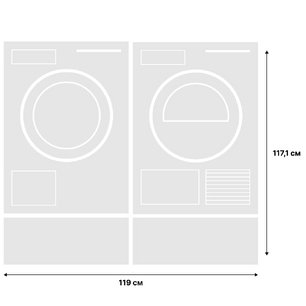 Asko Classic 11 (стиральная машина W2084.W/3 + сушильная машина T208C.W + напольный ящик HPS5323W (2 шт)) фото 2 в Новосибирске