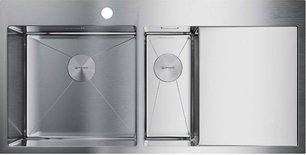 Мойка Omoikiri AKISAME 100-2-IN-L крыло справа фото