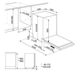 Посудомоечная машина Смег ST316L фото 3 в Новосибирске Посудомоечная машина Smeg ST316L фото 3 в Новосибирске