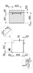 Духовой шкаф Smeg SF750OT фото 3 в Новосибирске
