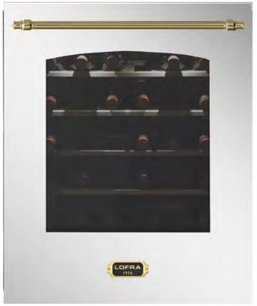 Встраиваемый винный шкаф Lofra ZBRS36T BRASS две зоны фото в Новосибирске