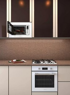 Встраиваемая микроволновая печь Крона LAUNE 60 WH DOTS K фото 3 в Новосибирске Встраиваемая микроволновая печь KRONA LAUNE 60 WH DOTS K фото 3 в Новосибирске