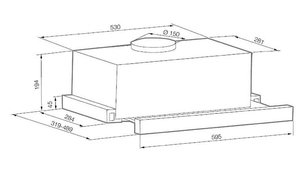 Встраиваемая вытяжка Graude DHF 60.0 EL фото 2 в Новосибирске