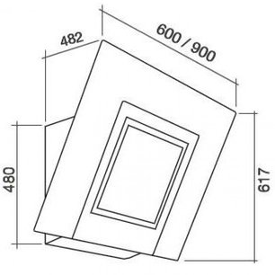 Вытяжка Фалмек Millenium 90 ix (450) фото 3 в Новосибирске Вытяжка Falmec Millenium 90 ix (450) фото 3 в Новосибирске