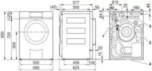 Стиральная машина V-ZUG Adora SL с левым навесом двери (WAASLZ li) фото 3 в Новосибирске