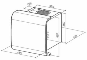 Вытяжка Faber CARRE' X F42 фото 2 в Новосибирске