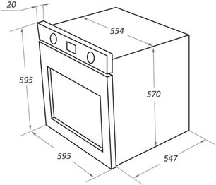 Духовой шкаф Maunfeld EOEH.7611W фото 2 в Новосибирске