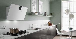 Вытяжка Faber SOFT EDGE WHITE KOS A80 фото 2 в Новосибирске