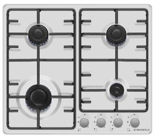 Газовая варочная панель MAUNFELD EGHE.64.3STS-EW фото в Новосибирске