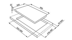 Варочная панель Смег SPR864PGH фото 2 в Новосибирске Варочная панель Smeg SPR864PGH фото 2 в Новосибирске