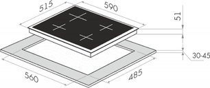 Комбинированная варочная панель MAUNFELD EEHS.64.3CS/KG фото 2 в Новосибирске Комбинированная варочная панель MAUNFELD EEHS.64.3CS/KG фото 2 в Новосибирске