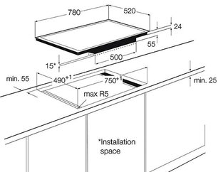Варочная панель АЕГ HK884400FS фото 2 в Новосибирске Варочная панель AEG HK884400FS фото 2 в Новосибирске