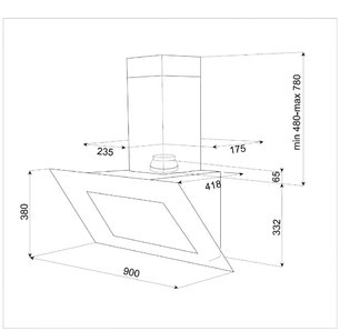 Вытяжка Teka DVT 90 HP WHITE фото 2 в Новосибирске