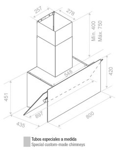 Вытяжка Пандо P-730/90 CR NE+BL V. 1050 SEC PLUS фото 3 в Новосибирске Вытяжка Pando P-730/90 CR NE+BL V. 1050 SEC PLUS фото 3 в Новосибирске