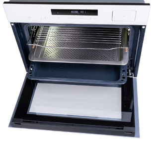 Компактный духовой шкаф с паром Maunfeld MCMO5016STGW фото 4 в Новосибирске