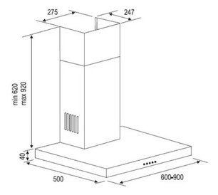 Вытяжка Kuppersberg Amata 90X фото 2 в Новосибирске