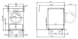 Сушильная машина Миле PDR507HP RU LW фото 3 в Новосибирске Сушильная машина Miele PDR507HP RU LW фото 3 в Новосибирске