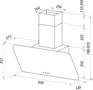 Кухонная вытяжка MAUNFELD Dream 60 слоновая кость фото 2 в Новосибирске