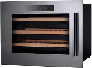 Винный шкаф Dunavox DX-24.56BSK (B) петли слева фото 3 в Новосибирске