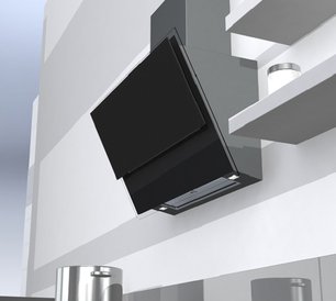 Вытяжка Фалмек Verso 55 bk glass (600) фото 2 в Новосибирске Вытяжка Falmec Verso 55 bk glass (600) фото 2 в Новосибирске