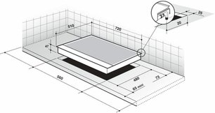 Независимая варочная панель Де Дитрих DTE1172X фото 2 в Новосибирске Независимая варочная панель De Dietrich DTE1172X фото 2 в Новосибирске