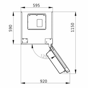 Холодильник Кертинг KNFC 62029 XN фото 3 в Новосибирске Холодильник Korting KNFC 62029 XN фото 3 в Новосибирске