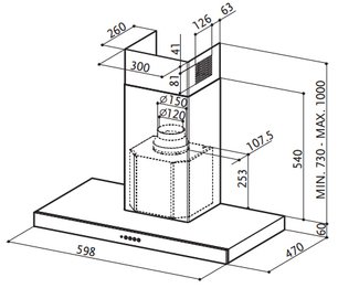 Вытяжка Faber STILO/SP X A60 фото 2 в Новосибирске