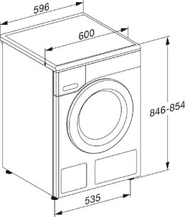 Стирально-сушильная машина Miele WTD160WCS на иностранном языке фото 4 в Новосибирске
