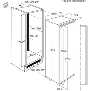 Холодильник AEG SKD71800F0 фото 2 в Новосибирске
