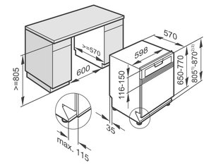 Посудомоечная машина Миле G 5100 SCi фото 2 в Новосибирске Посудомоечная машина Miele G 5100 SCi фото 2 в Новосибирске