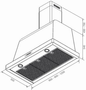 Вытяжка Lofra DOLCEVITA 90 AV фото 3 в Новосибирске