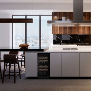 Встраиваемый винный шкаф Dunavox DAUF-32.78DMB фото 4 в Новосибирске