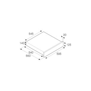 Встраиваемый ящик для подогрева Bertazzoni WD60ND фото 4 в Новосибирске