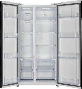 Холодильник Hyundai CS6503FV белое стекло фото 3 в Новосибирске