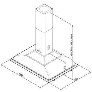 Вытяжка Smeg KCI19P фото 2 в Новосибирске