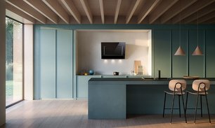 Вытяжка Falmec Quasar (A+) 90 Black Glass фото 4 в Новосибирске