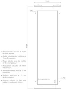 Встраиваемый винный шкаф Pando PVMA 178-112 PAL фото 4 в Новосибирске