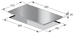Варочная панель Фулгор Милано FSH 905 ID TS WH фото 4 в Новосибирске Варочная панель Fulgor Milano FSH 905 ID TS WH фото 4 в Новосибирске