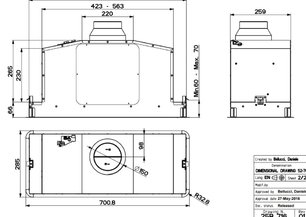 Встраиваемая вытяжка Faber IN-LIGHT EV8P WH MATT A52 фото 4 в Новосибирске
