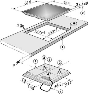 Индукционная панель Миле KM5920 сталь фото 3 в Новосибирске Индукционная панель Miele KM5920 сталь фото 3 в Новосибирске