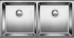 Blanco (мойка Andano 400/400-IF нержавеющая сталь + Mila-S хром) фото 2 в Новосибирске