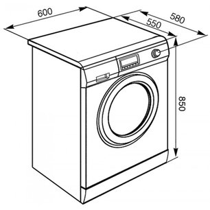 Стиральная машина Smeg LSE147S фото 2 в Новосибирске