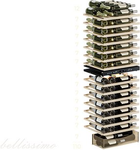 Винный шкаф MV110-KST2 Slim Italian walnut  фото 4 в Новосибирске