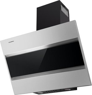 Кухонная вытяжка MAUNFELD Bridge 60 нержавеющая сталь\черное стекло фото 2 в Новосибирске