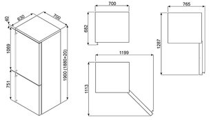 Холодильник Смег FA8003AO фото 2 в Новосибирске Холодильник Smeg FA8003AO фото 2 в Новосибирске