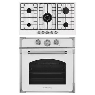 Kuppersberg (варочная панель FV9TGRZ W Silver + духовой шкаф RC 6911 W Silver) фото в Новосибирске