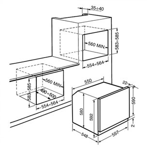 Духовой шкаф Smeg SF750OT фото 4 в Новосибирске
