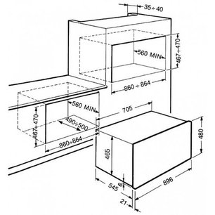 Духовой шкаф Smeg SE20XMFR8 фото 2 в Новосибирске